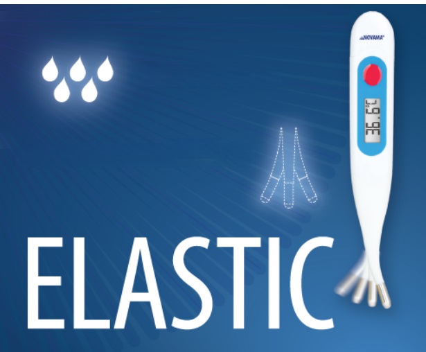 digitales Thermometer mit flexibler Spitze für Kinder